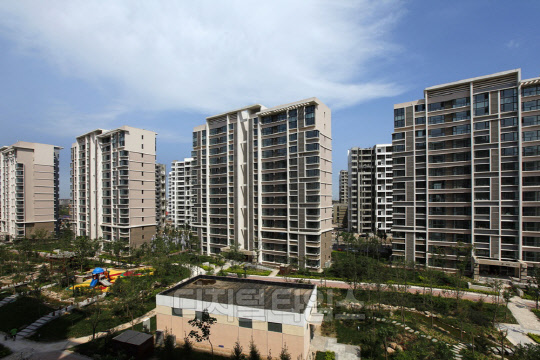 중국 천진 향읍국제 프로젝트(성림도 아파트) 전경<한라 제공>